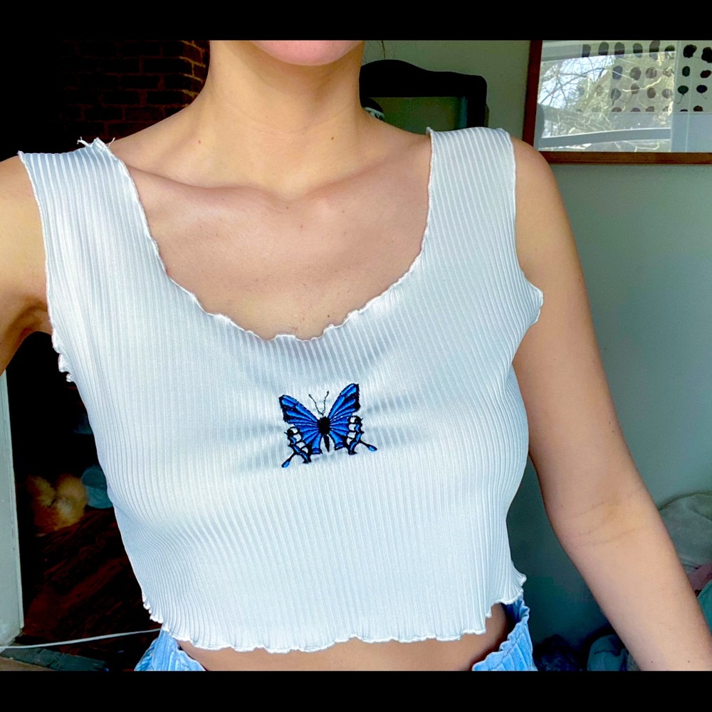 shein butterfly tank!
